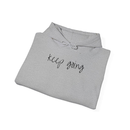 keep going design Heavy Blend™ Hooded Sweatshirt