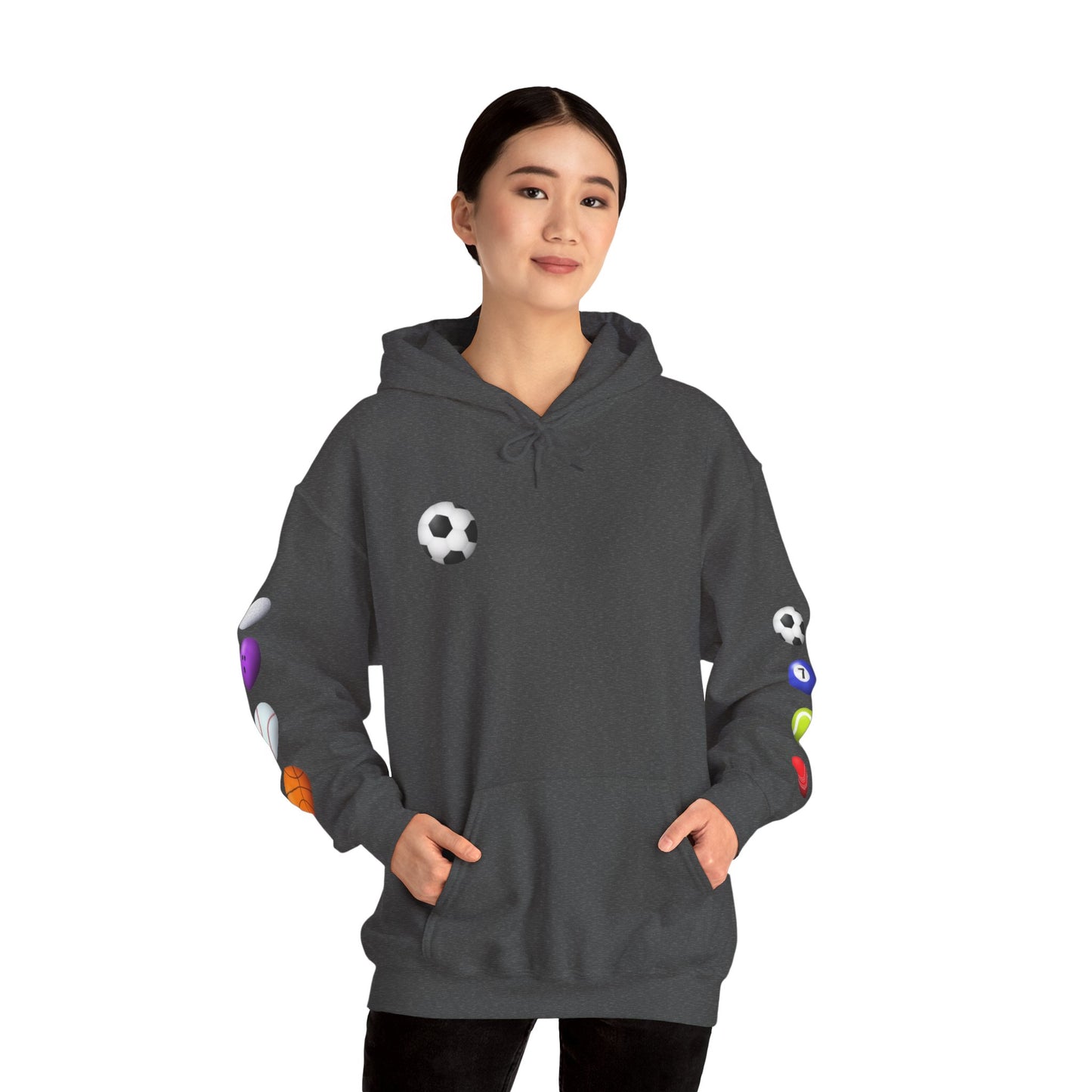Sports-Themed Hoodie, Perfect for Athletes, Gifts for Sports Lovers, Cozy Sweatshirt for Game Days, Casual Wear