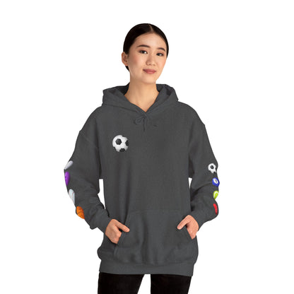 Sports-Themed Hoodie, Perfect for Athletes, Gifts for Sports Lovers, Cozy Sweatshirt for Game Days, Casual Wear