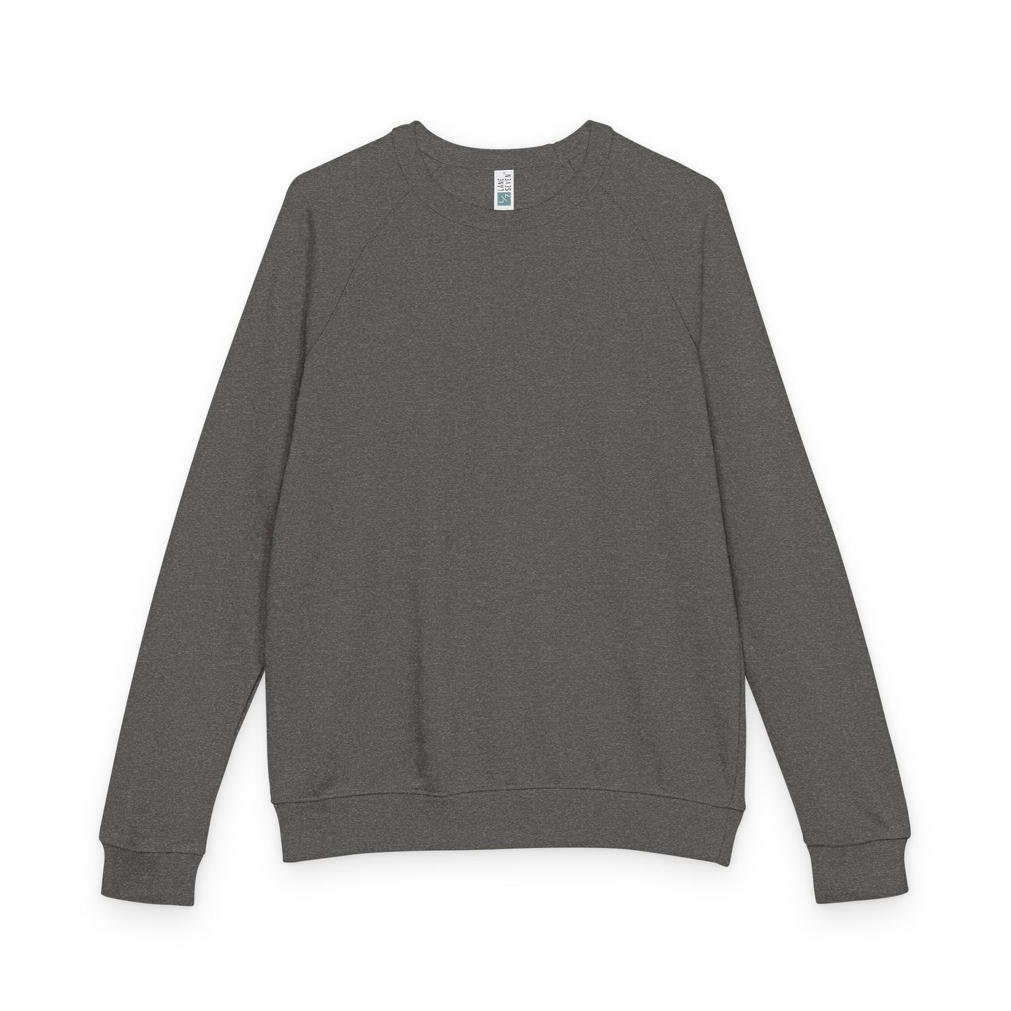 French Terry Raglan Crewneck Sweatshirt, Cozy Casual Wear, Perfect for Lounging, Gift for Him and Her, Everyday Comfort