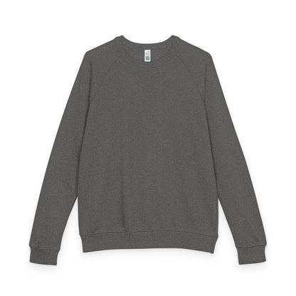 French Terry Raglan Crewneck Sweatshirt, Cozy Casual Wear, Perfect for Lounging, Gift for Him and Her, Everyday Comfort