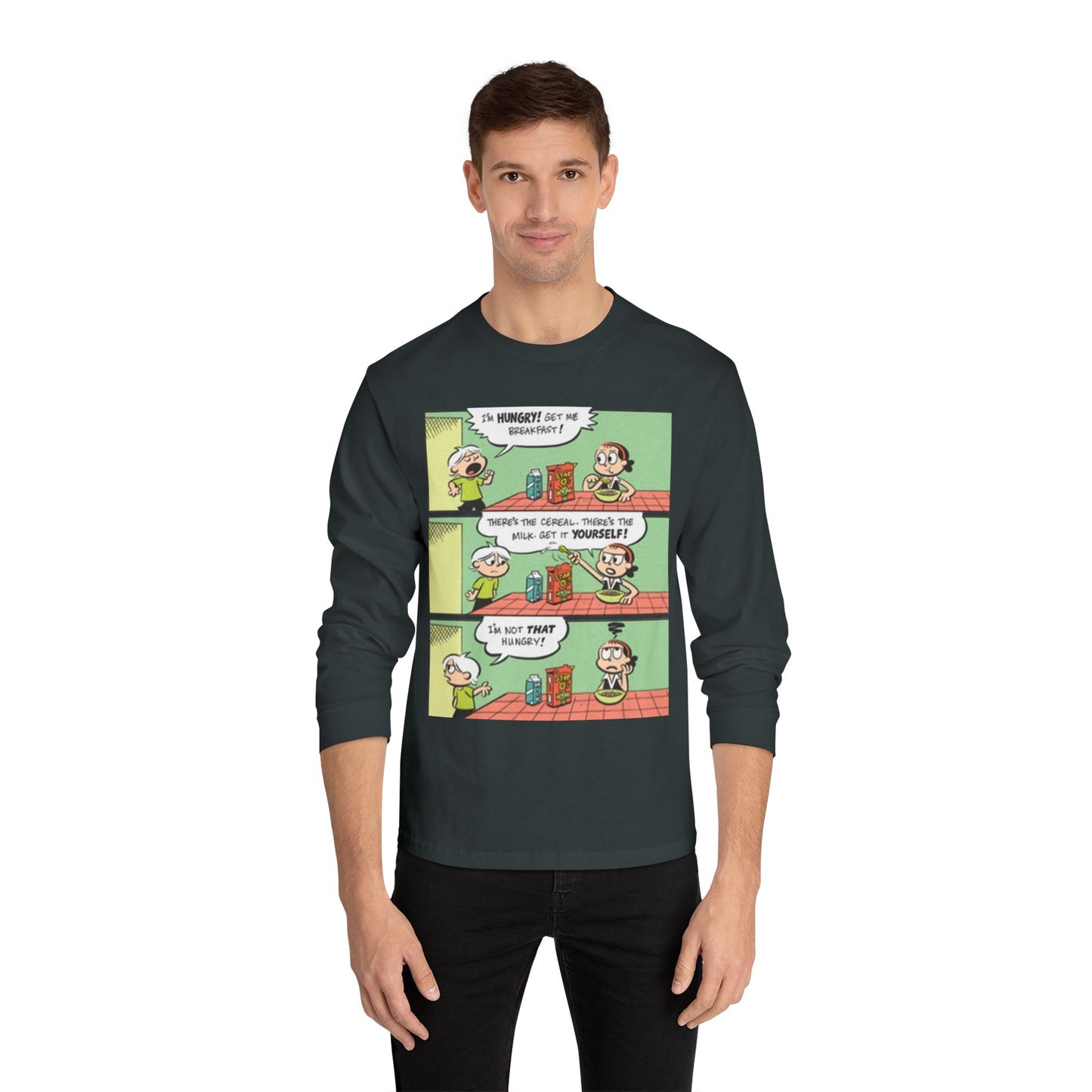 Fun Graphic Long Sleeve T-Shirt