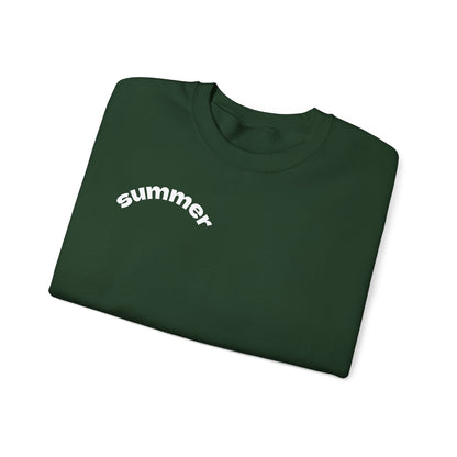 Cool Summer Vibes  Crewneck Sweatshirt, Lightweight Casual Wear, Summer Fashion, Gift for Friends, Sunny Day Outfits, Trendy Apparel