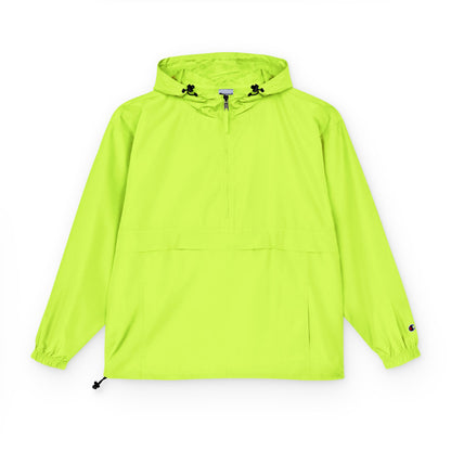 Vibrant Packable Anorak Jacket -  Rain Gear for Outdoor Adventures, Travel, Sports, Festivals, Fashion