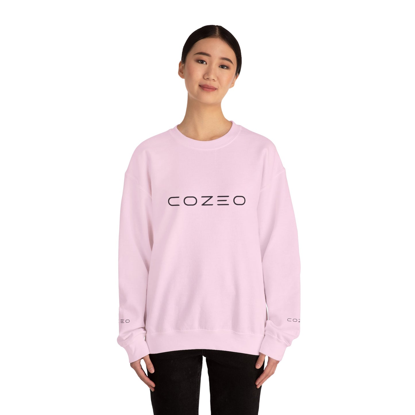 Cozeo Embroidered Chest Crewneck Sweatshirt