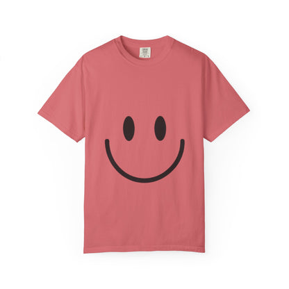 Smiley Face  T-Shirt, Fun Graphic Tee, Casual Wear, Gift for Friends, Positive Vibes Shirt, Happy Birthday Gift, Summer Essentials