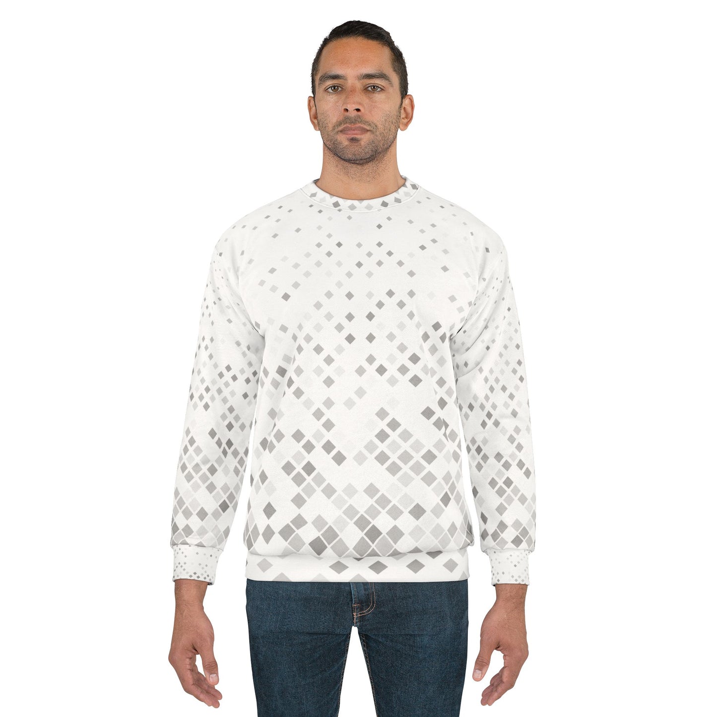 Stylish  Sweatshirt with Ombre Design - Perfect for Casual Wear, Layering, Gifts, Cozy Days, All Seasons