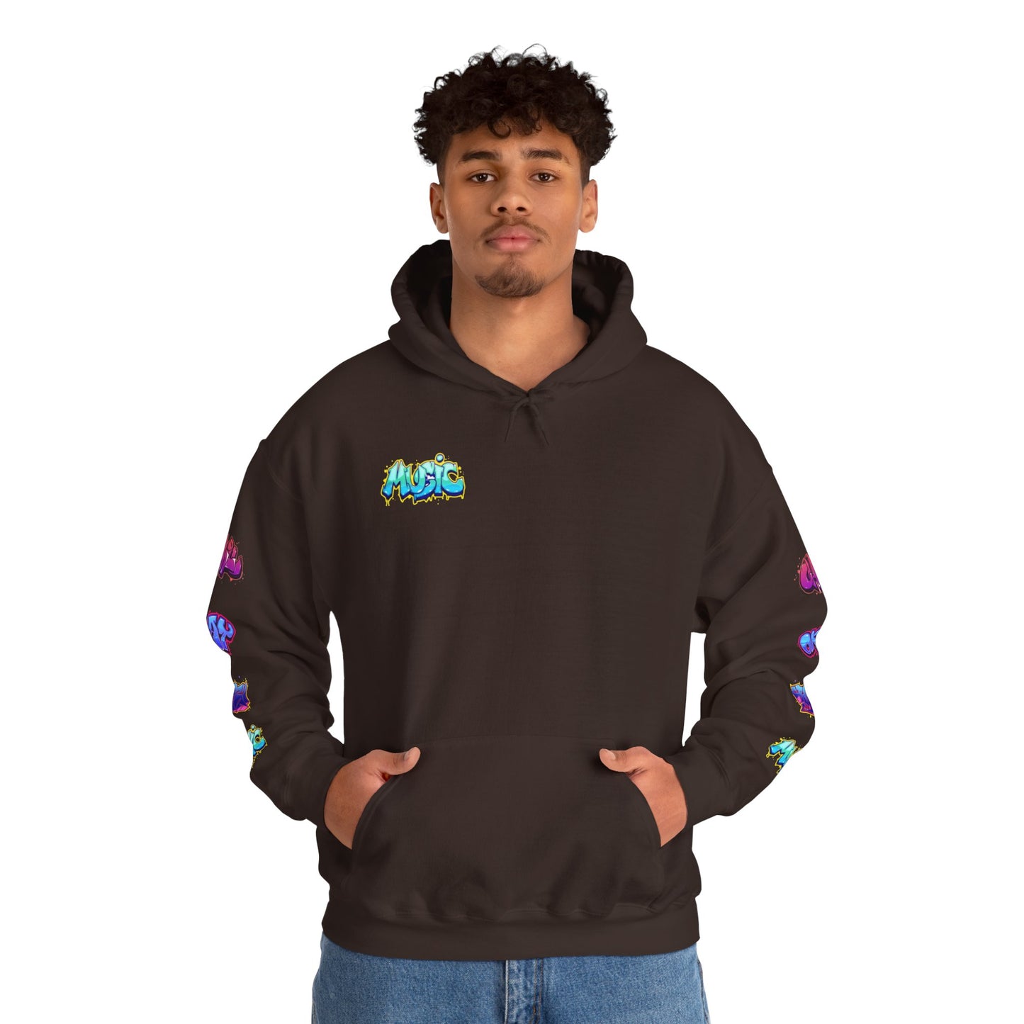 Graffiti Art  Hoodie - Cozy Streetwear, Unique Gift for Art Lovers, Perfect for Festivals, Casual Wear, Cool Graphic Sweatshirt