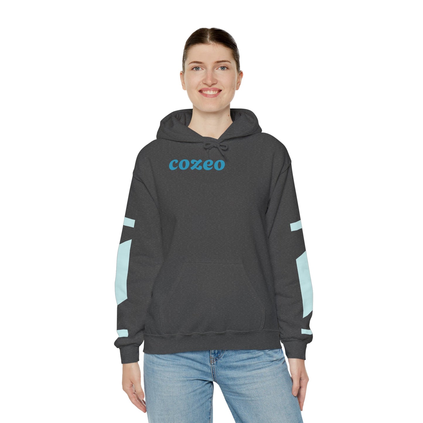 Authentic Cozeo Graphic Hoodie Heavy Blend Sweatshirt, Cute Bear Hoodie, Casual Wear, Fall Fashion, Gift for Teens