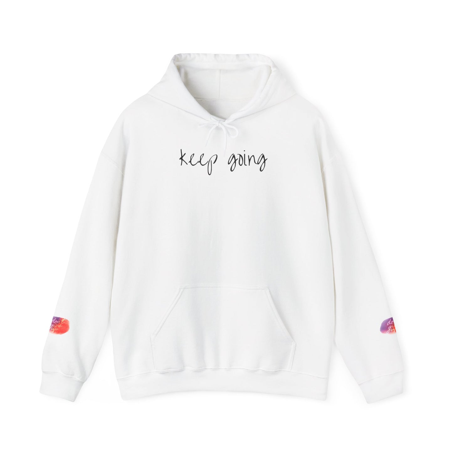 keep going design Heavy Blend™ Hooded Sweatshirt