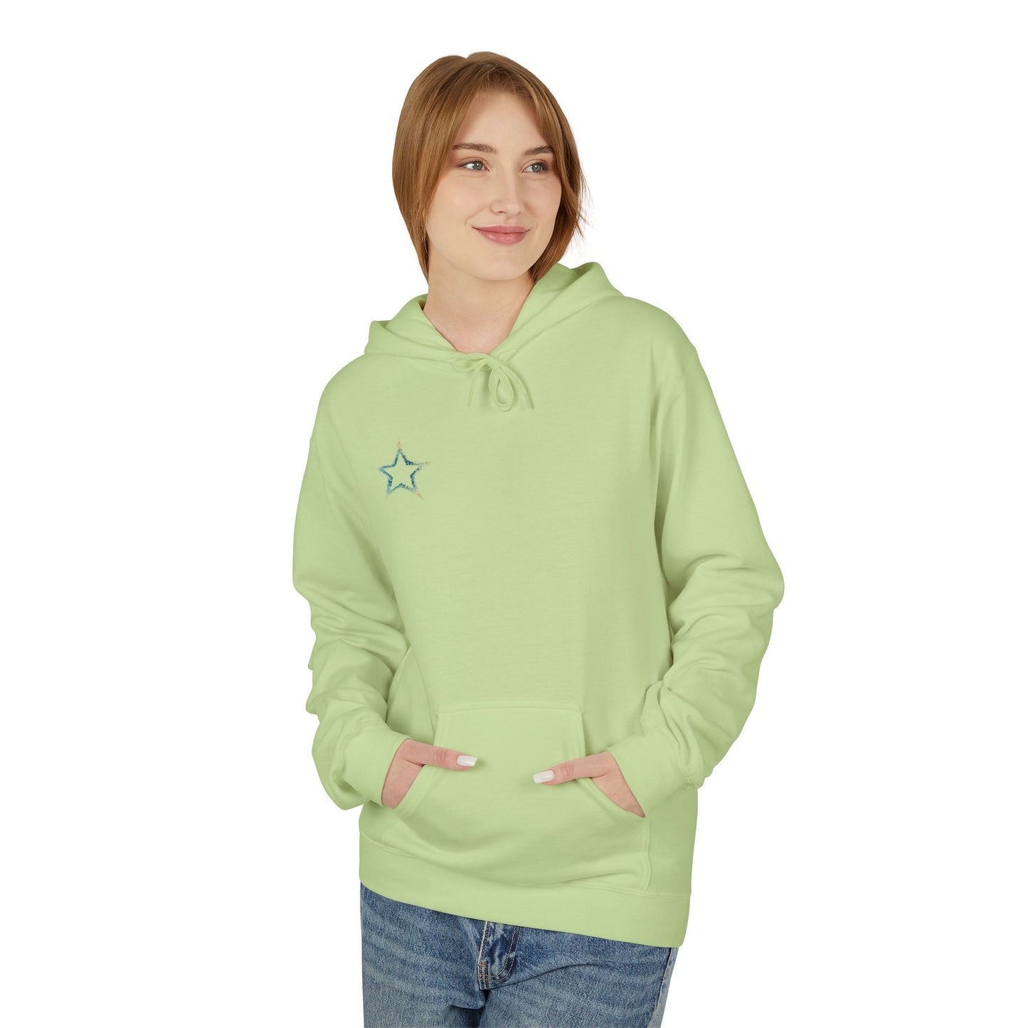 Starry Softstyle Fleece Hoodie for Cozy Vibes, Pullover, Casual Comfort, Perfect Gift for All Occasions, Streetwear Fashion