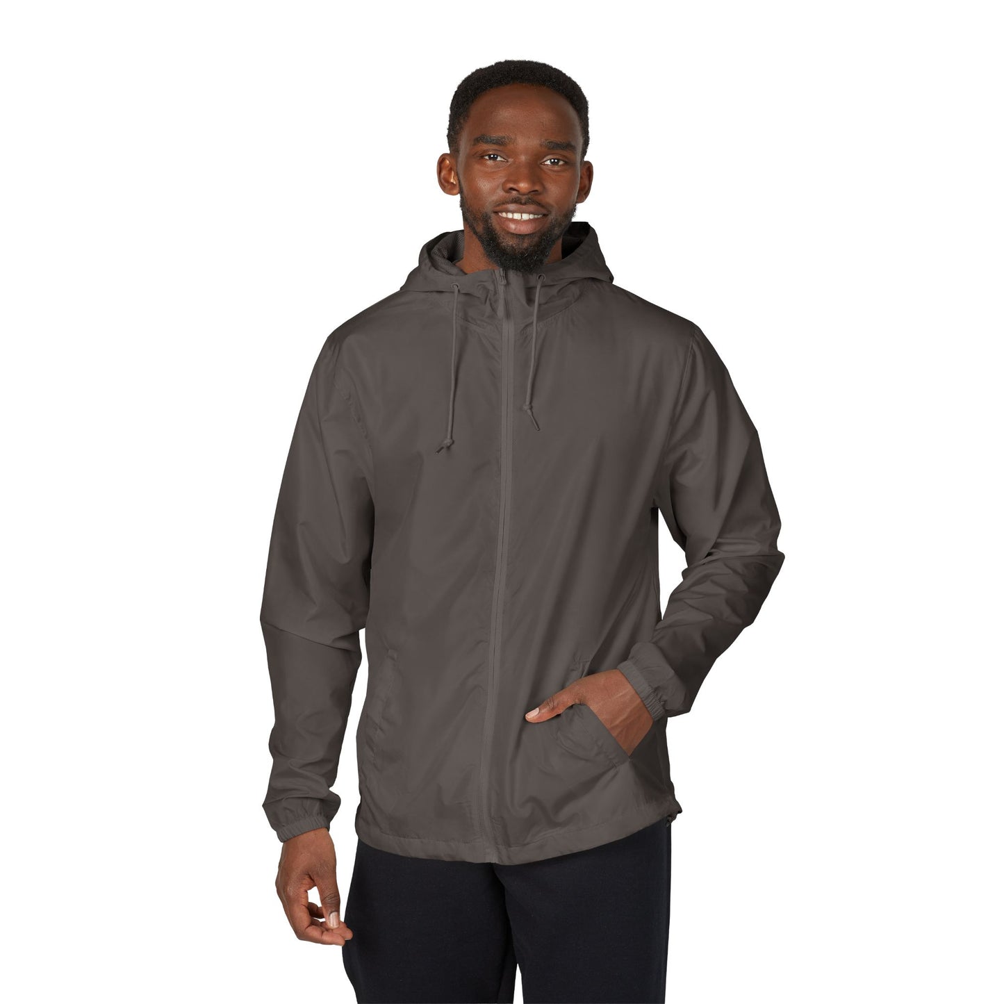 Stylish  Full-Zip Windbreaker for All-Season Adventures, Lightweight Jacket, Outdoor Gear, Casual Fashion, Rain Ready, Easy Layering