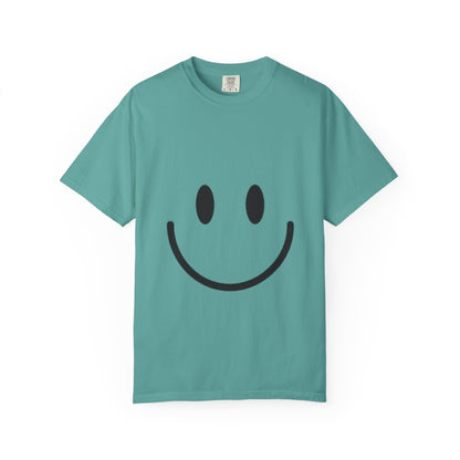 Smiley Face  T-Shirt, Fun Graphic Tee, Casual Wear, Gift for Friends, Positive Vibes Shirt, Happy Birthday Gift, Summer Essentials