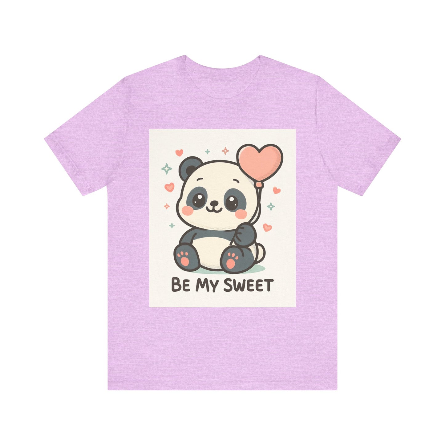 Cute Panda Tee, Be My Sweet T-Shirt, Gift for Animal Lovers, Kids and Adults,  Casual Wear, Cute Animal Tee