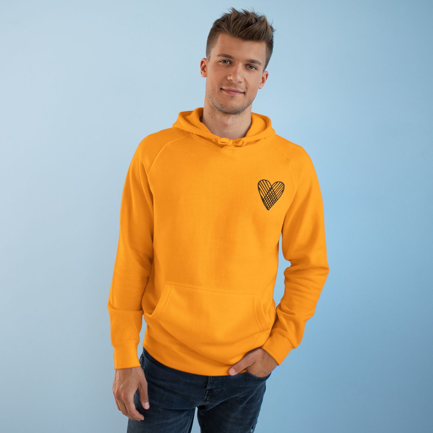 Heart Pattern  Hoodie