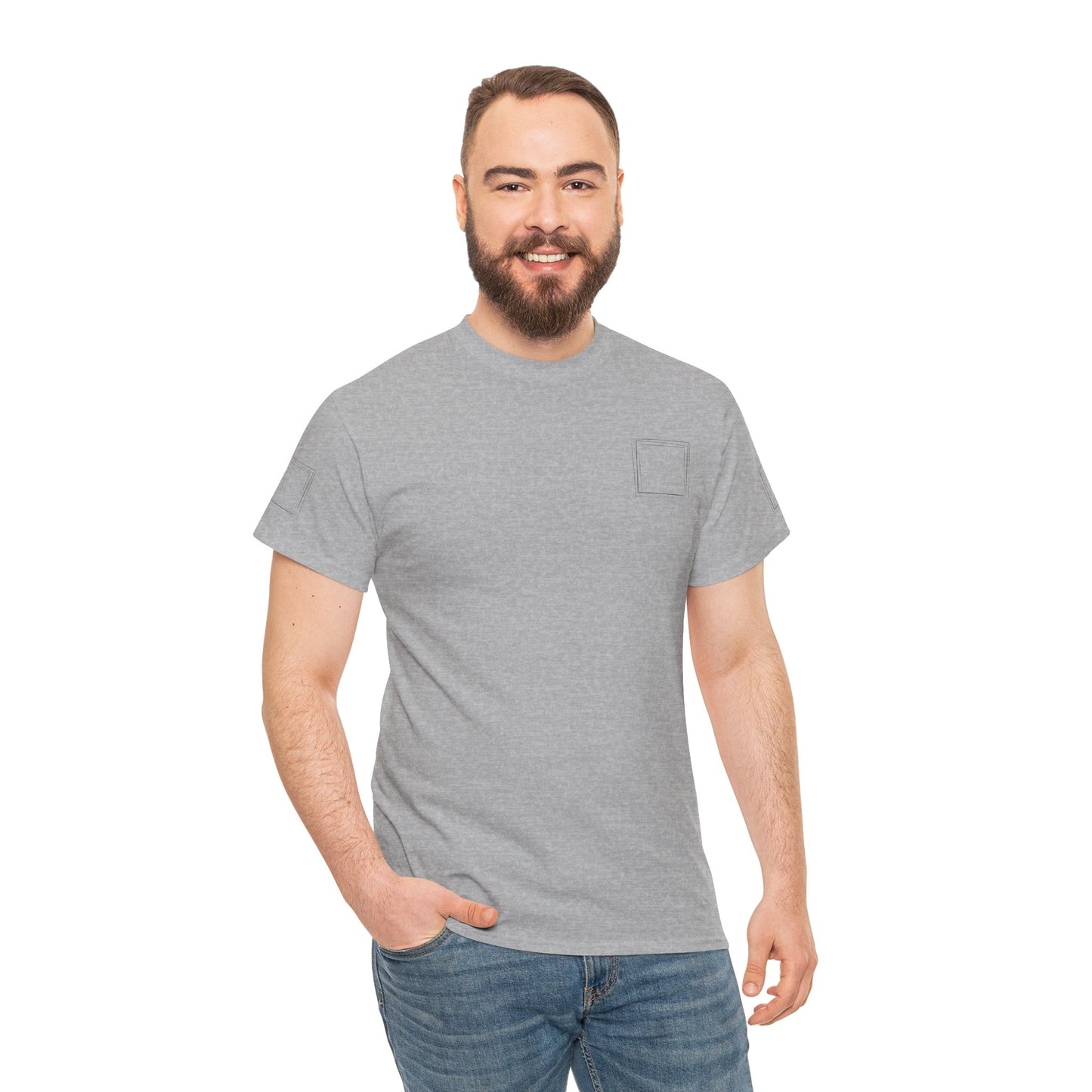 Heavy Cotton Tee - Casual Comfort for Everyday, Perfect for Summer Hangouts, Gifts for Friends, Festivals, Home Wear, Graphic Tees