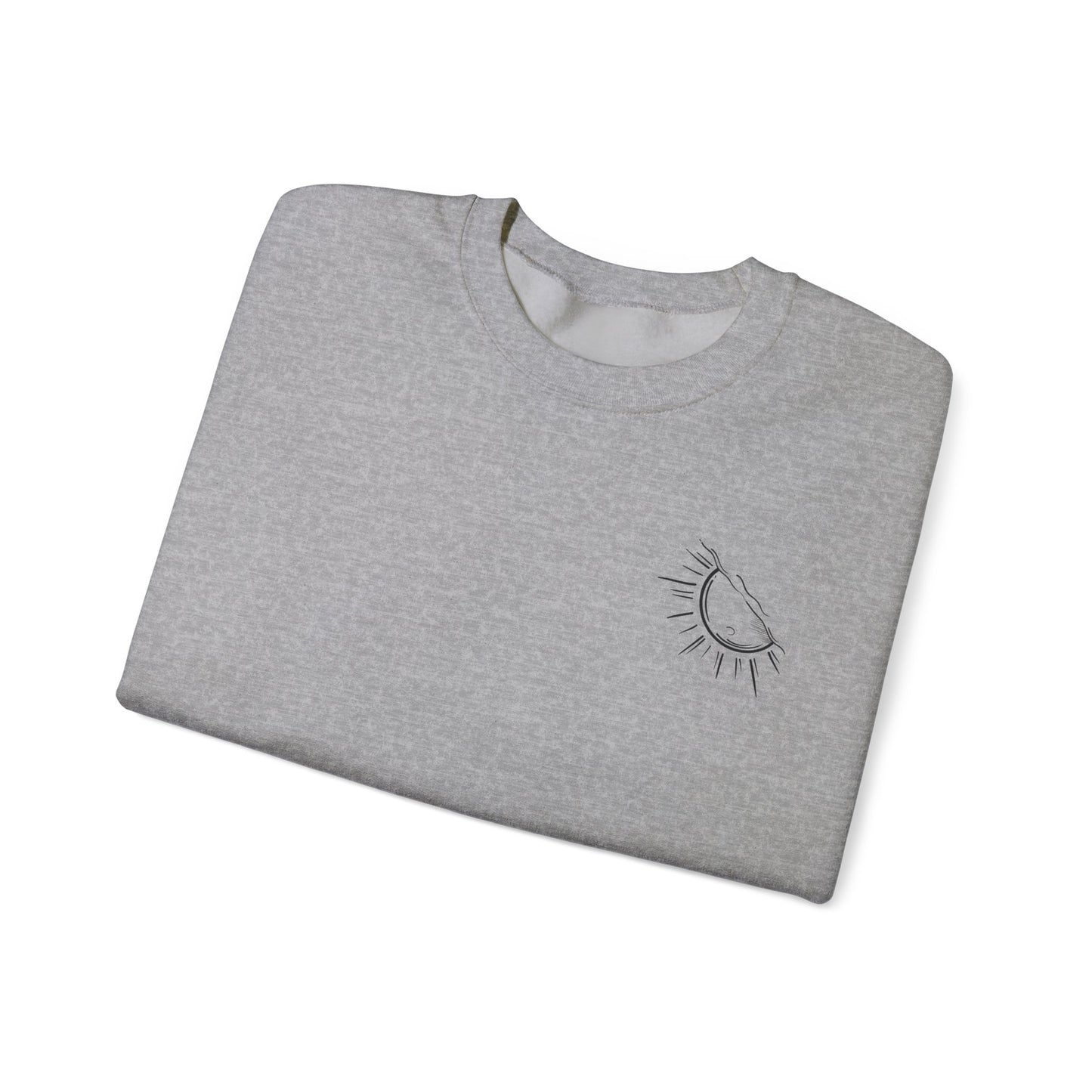 Sunshine & Swirls Crewneck Sweatshirt, Cozy Winter Wear, Casual Fashion Graphic Sweatshirt, Perfect Gift for Friends & Family, [...]