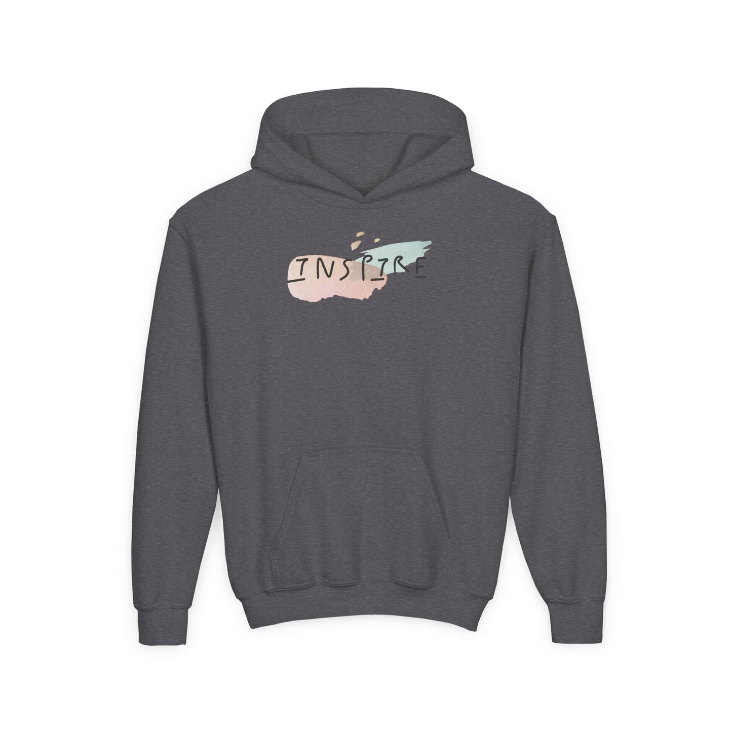 Inspire Youth Hoodie - Cozy Sweatshirt for Teens, Inspirational Gift, Casual Outfit, Schoolwear, Birthday Present
