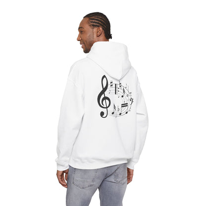 Music Lovers  Hooded Sweatshirt – 'Without Music, Life Would Be a Mistake'