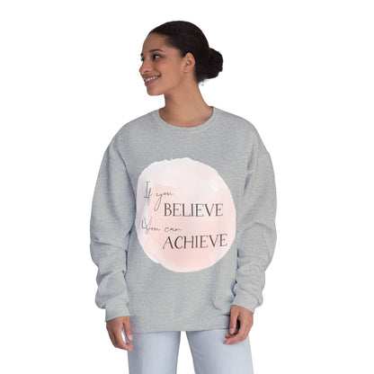 Inspirational Crewneck Sweatshirt, Motivational Wear, Gift for Her, Cozy Fashion, Positive Quote Apparel, Everyday Comfort