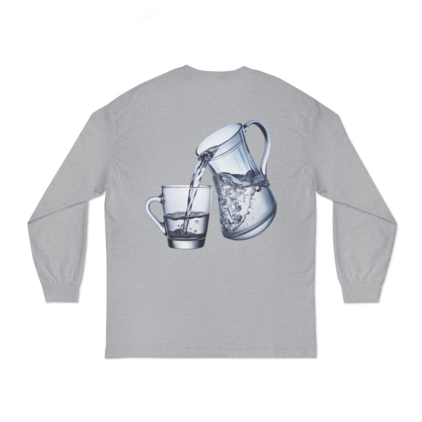 Drink More Water Classic Long Sleeve T-Shirt, Hydration Reminder Top, Health Apparel, Gift for Wellness Enthusiasts, [...]