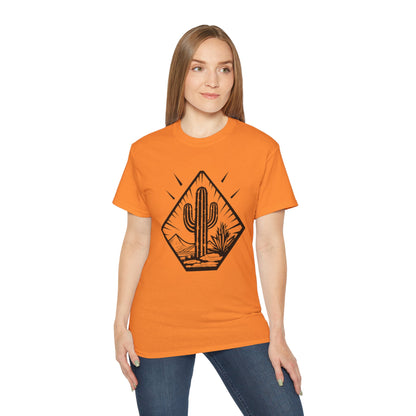 Desert Cactus Tee, Travel Shirt, Nature Lover Gift, Summer Apparel, Outdoorsy Style, Graphic T-shirt