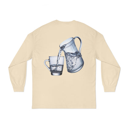 Drink More Water Classic Long Sleeve T-Shirt, Hydration Reminder Top, Health Apparel, Gift for Wellness Enthusiasts, [...]