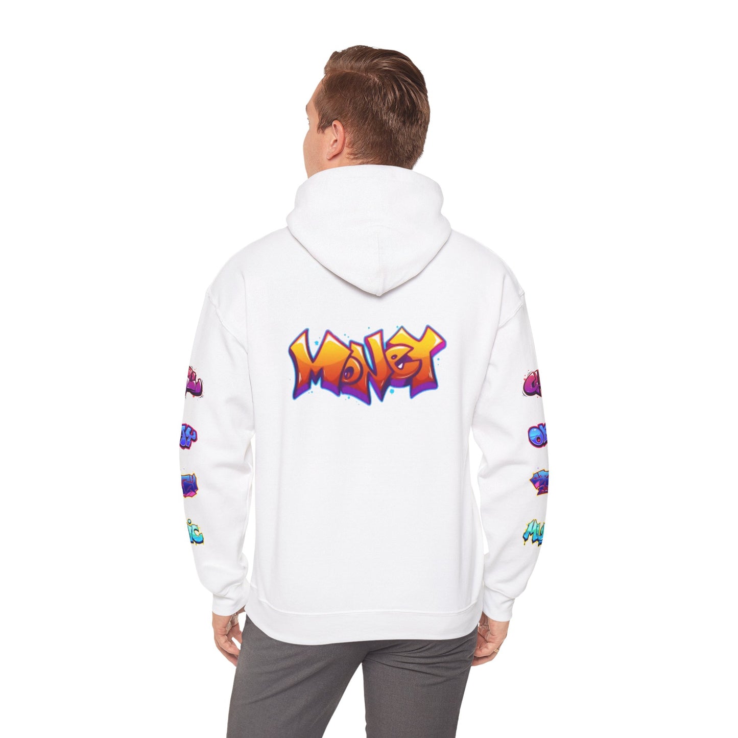 Graffiti Art  Hoodie - Cozy Streetwear, Unique Gift for Art Lovers, Perfect for Festivals, Casual Wear, Cool Graphic Sweatshirt