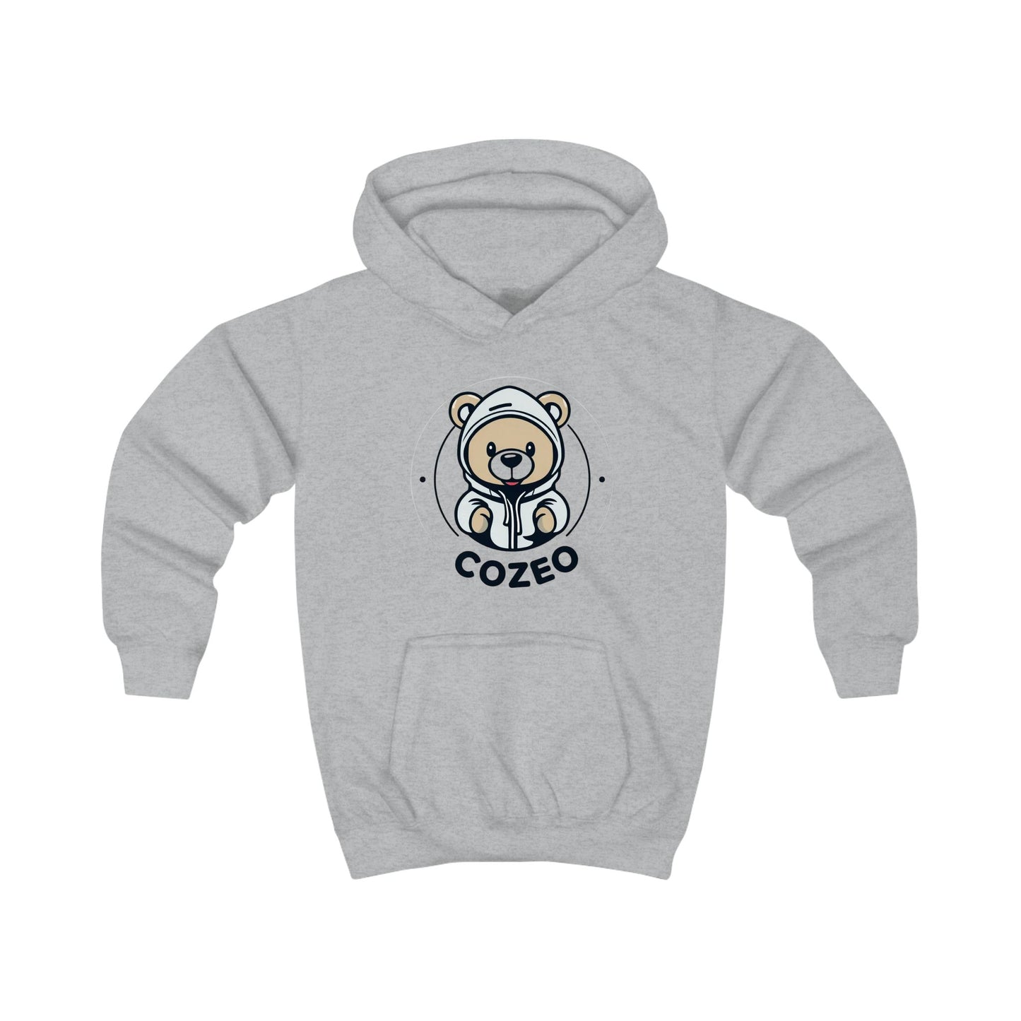 Cozy Bear Kids Hoodie, Cute Animal Pullover, Children's Gift, Adorable Hoodie for Boys & Girls, Perfect for Birthdays, Winter Wear