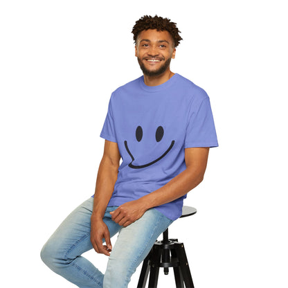 Smiley Face  T-Shirt, Fun Graphic Tee, Casual Wear, Gift for Friends, Positive Vibes Shirt, Happy Birthday Gift, Summer Essentials