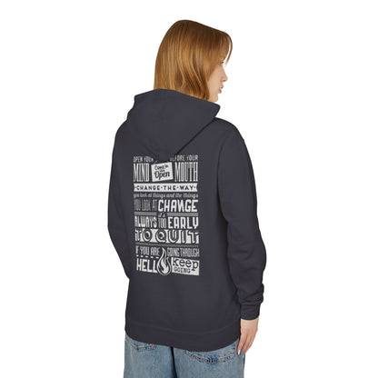 Motivational  Lightweight Hooded Sweatshirt - Change Your Mindset, Inspirational Gift, Everyday Wear, Perfect for Relaxation, [...]