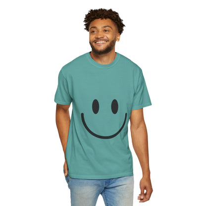 Smiley Face  T-Shirt, Fun Graphic Tee, Casual Wear, Gift for Friends, Positive Vibes Shirt, Happy Birthday Gift, Summer Essentials