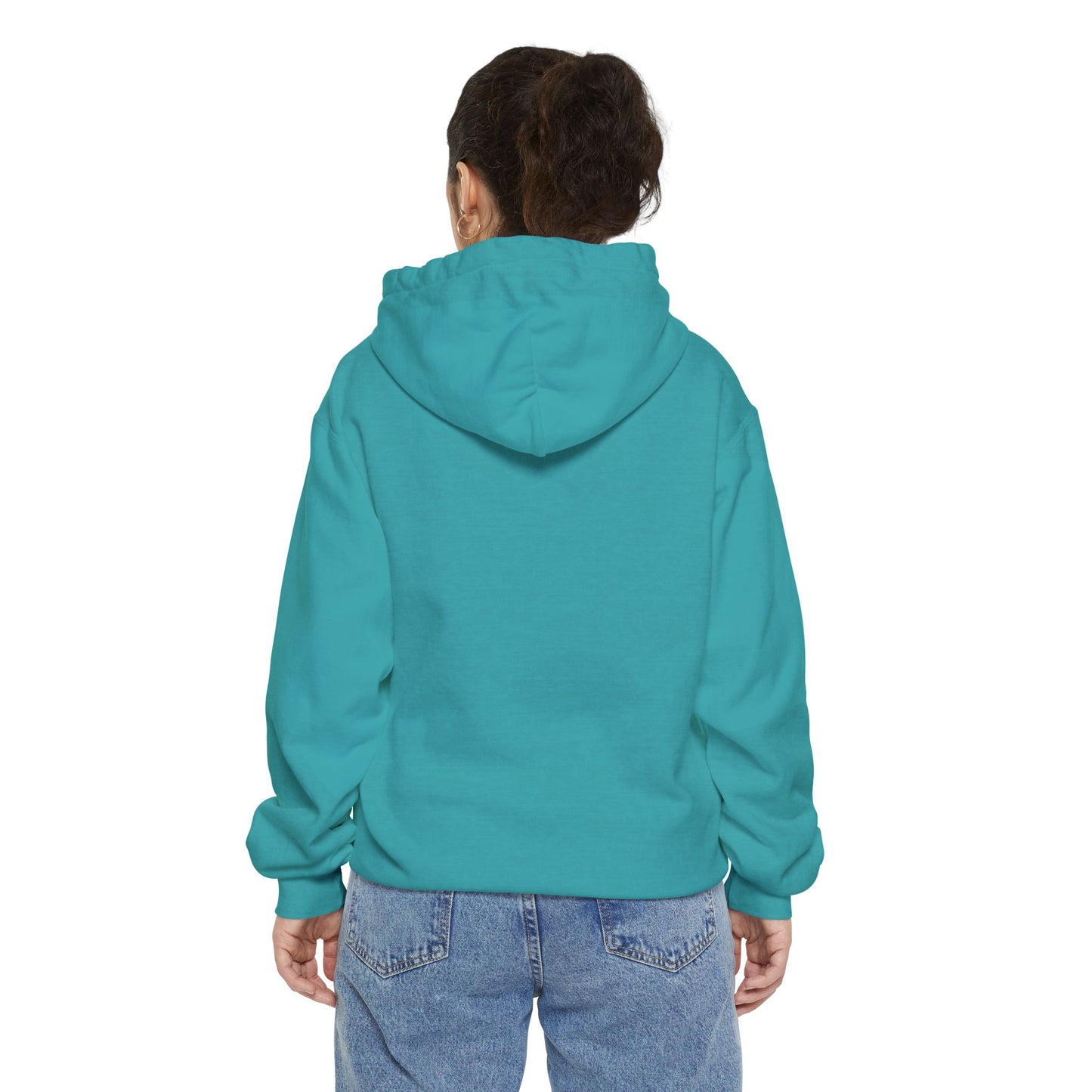 Sporty  Garment-Dyed Hoodie - Casual Comfort for Sports Lovers,  Apparel, Activewear, Gift for Athletes, Cozy Loungewear