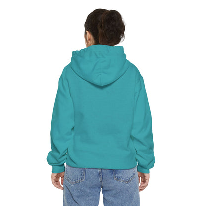 Sporty  Garment-Dyed Hoodie - Casual Comfort for Sports Lovers,  Apparel, Activewear, Gift for Athletes, Cozy Loungewear