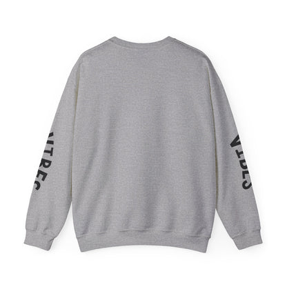 Vibes  Heavy Blend™ Crewneck Sweatshirt - Cozy, Casual, Trendy, Gift for Her/Him, Perfect for Fall/Winter