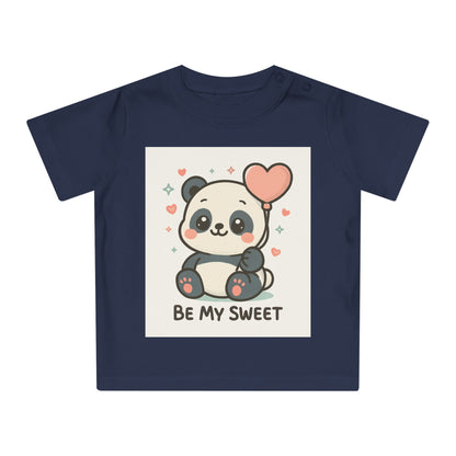 Cute Panda Baby T-Shirt, Adorable Infant Tee, Be My Sweet Gift, Baby Shower Outfit, Birthday Apparel, Newborn Clothing