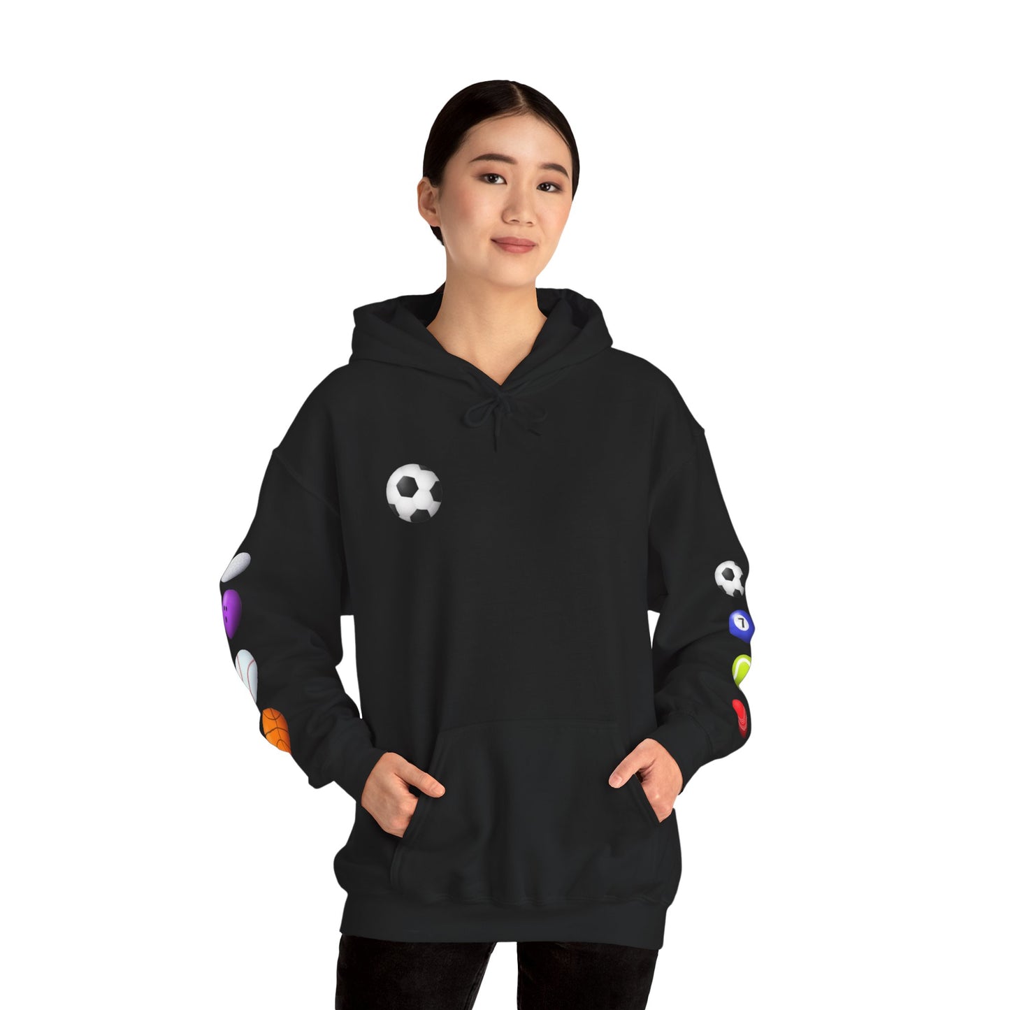 Sports-Themed Hoodie, Perfect for Athletes, Gifts for Sports Lovers, Cozy Sweatshirt for Game Days, Casual Wear