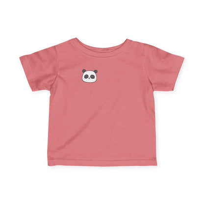 Cute Panda Infant Tee, Baby T-Shirt, Toddler Shirt, Unique Gift for Babies, Animal Lover Apparel, Cute Kids Clothes