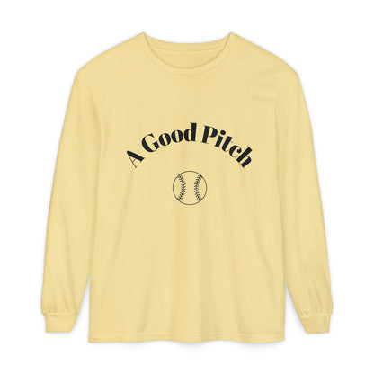 A Good Pitch Long Sleeve T-Shirt for Baseball Lovers