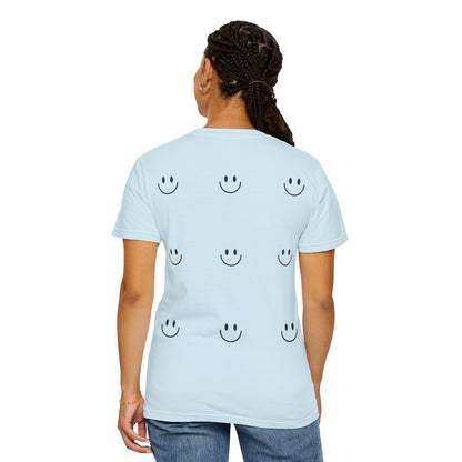 Smiley Face  T-Shirt, Fun Graphic Tee, Casual Wear, Gift for Friends, Positive Vibes Shirt, Happy Birthday Gift, Summer Essentials