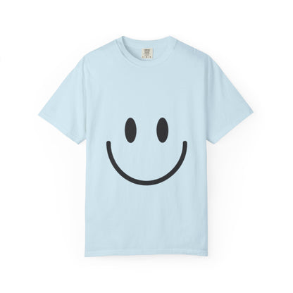 Smiley Face  T-Shirt, Fun Graphic Tee, Casual Wear, Gift for Friends, Positive Vibes Shirt, Happy Birthday Gift, Summer Essentials