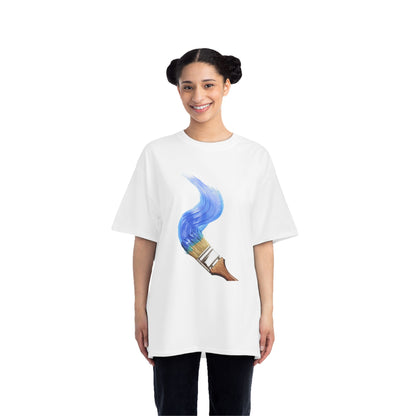 Artistic Watercolor T-Shirt - Creative Gift for Artists, Vibrant Short-Sleeve Tee, Casual Wear, Unique Art Apparel, Summer Fashion