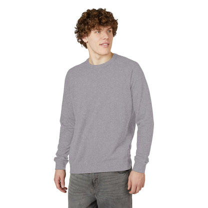 French Terry Raglan Crewneck Sweatshirt, Cozy Casual Wear, Perfect for Lounging, Gift for Him and Her, Everyday Comfort