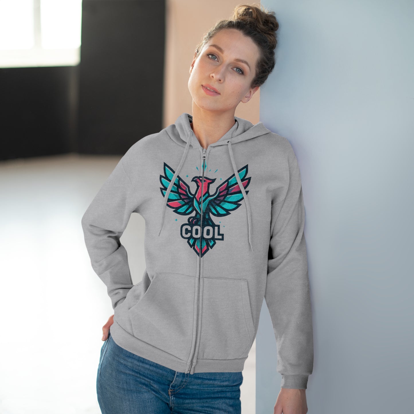 Stylish  Hooded Zip Sweatshirt with Vibrant Design | Casual Outerwear, Perfect for Gifting, Everyday Wear, Holidays, Unique [...]