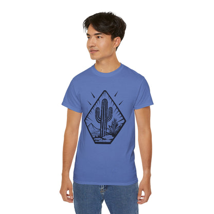 Desert Cactus Tee, Travel Shirt, Nature Lover Gift, Summer Apparel, Outdoorsy Style, Graphic T-shirt