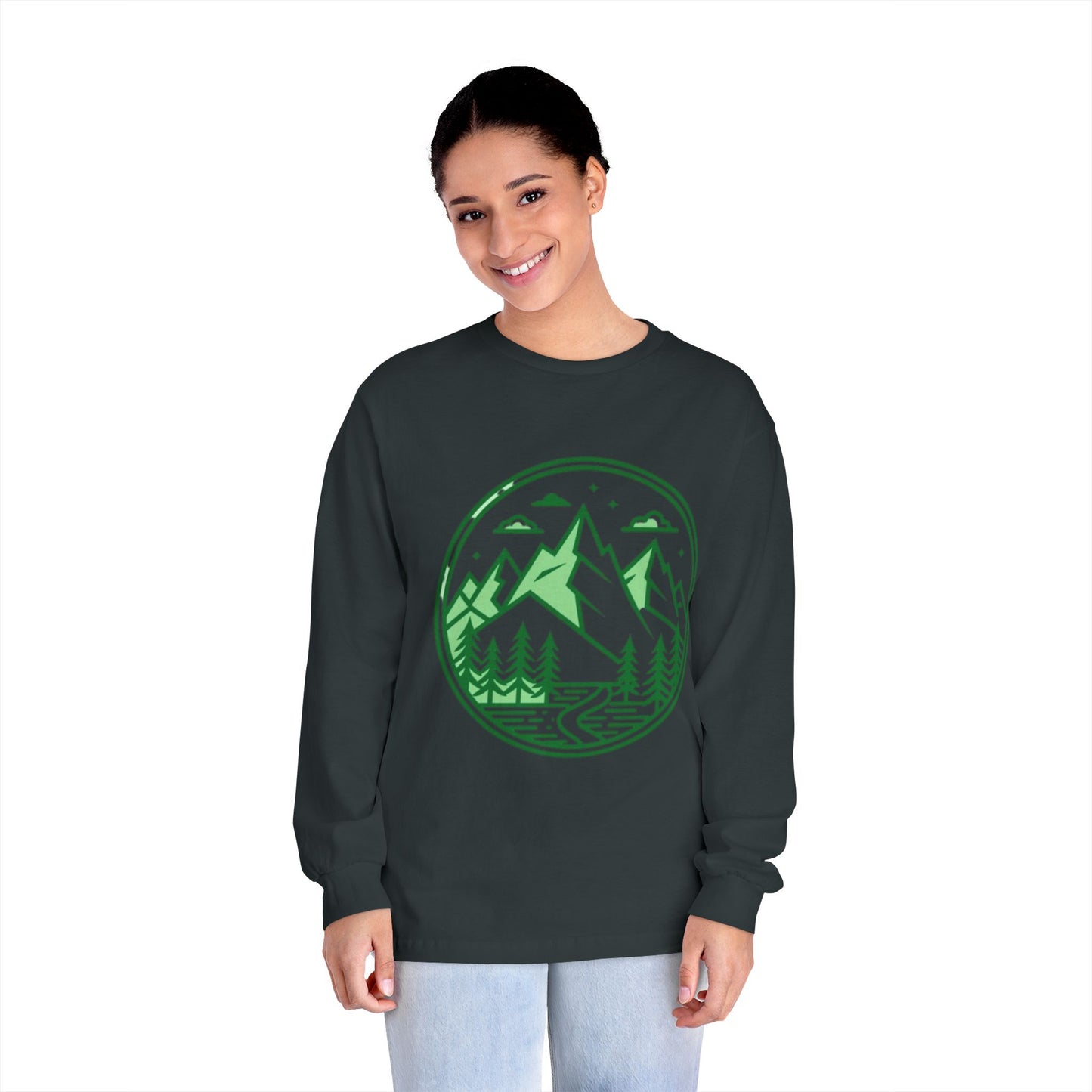 Nature-Inspired Long Sleeve T-Shirt