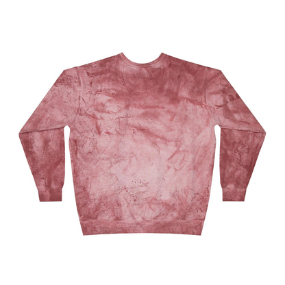 Color Blast  Crewneck Sweatshirt, Tie-Dye Pullover, Casual Hoodie, Trendy Gift for Her, Spring Fashion, Cozy Sweater