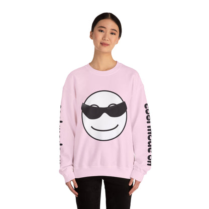 Cool Vibes Crewneck Sweatshirt, Chill Fashion, Casual Wear, Trendy Gift, Lounge Pullover