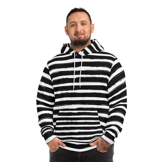 Chic Striped Hoodie, Casual Wear, Street Style, Gift for Her, Seasonal Fashion