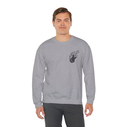 Musical Vibe Crewneck Sweatshirt, Perfect for Music Lovers, Gift, Cozy Style for Concerts, Casual Wear, Thoughtful Present